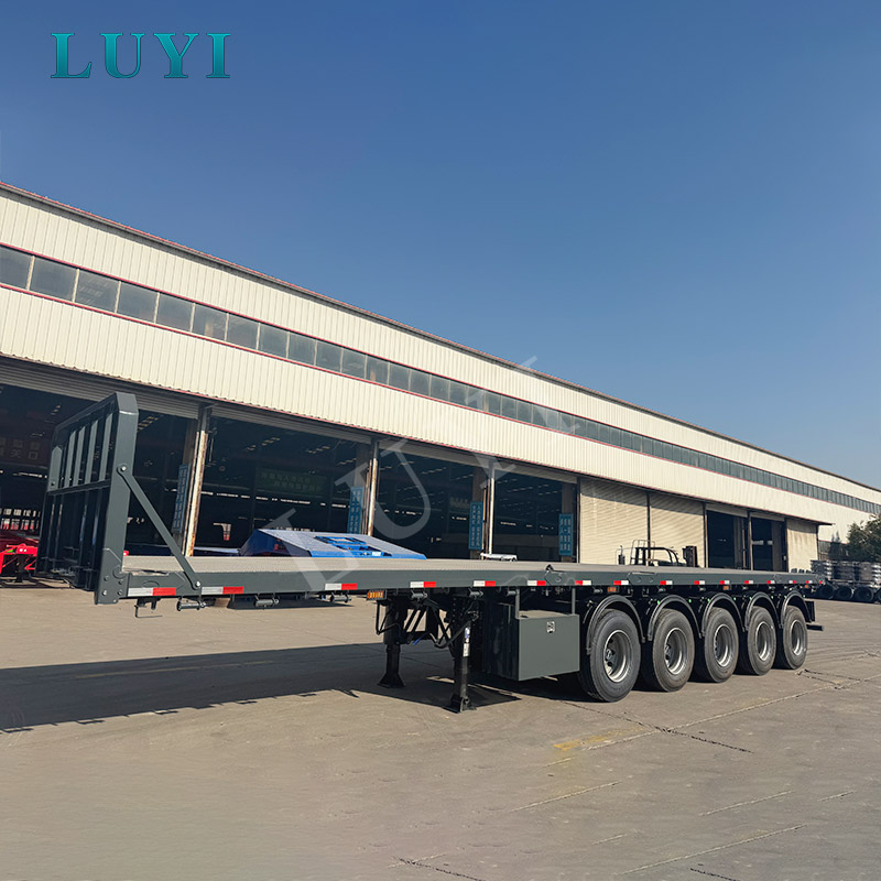 5-osiowa naczepa płaska do transportu kontenerów 13,6M