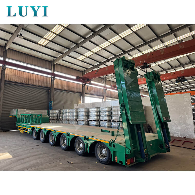 Indywidualne wymagania adaptacyjne: 6-osiowa naczepa niskopodwoziowa Luyi pomyślnie wysłana do Etiopii