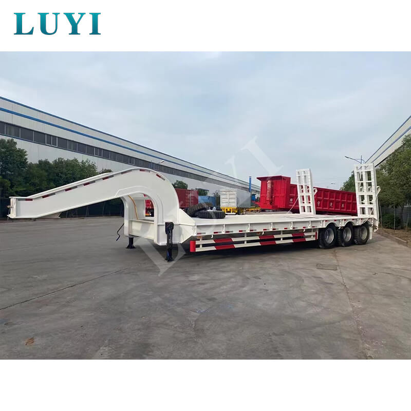 3-osiowe naczepy typu lowboy LUYI typu „gęsia szyja” wchodzą do Uzbekistanu z jednoczesnym uruchomieniem obsługi posprzedażnej