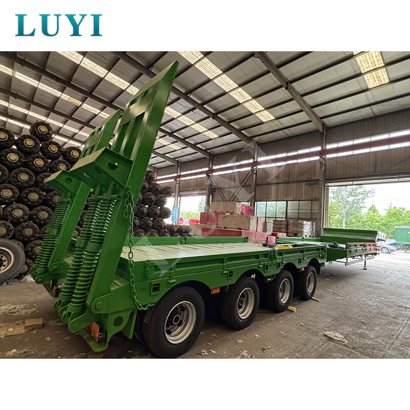 4-osiowe naczepy niskopodwoziowe Luyi wysłane do Ekwadoru, usprawniające transport ciężki dla infrastruktury w Ameryce Południowej