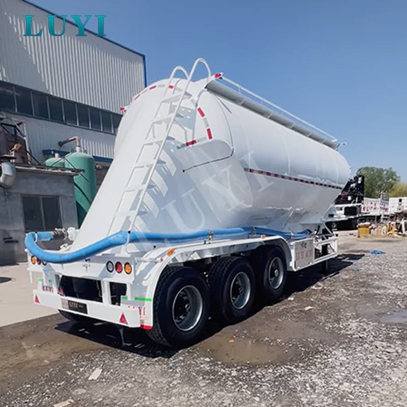 Naczepa cysterna proszkowa 27CBM do transportu cementu, popiołów lotnych i suchych materiałów sypkich