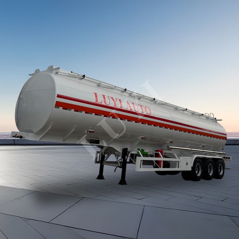 3-osiowa naczepa ze zbiornikiem oleju o pojemności 45 000 litrów ze stali węglowej 3-osiowa naczepa ze zbiornikiem oleju o pojemności 45 000 litrów ze stali węglowej