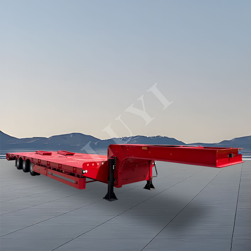 3-osiowa naczepa z niskim podwoziem i udźwigiem 80 ton