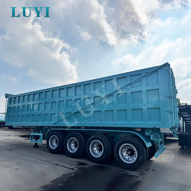 4-osiowa przyczepa wywrotkowa o ładowności 80 ton