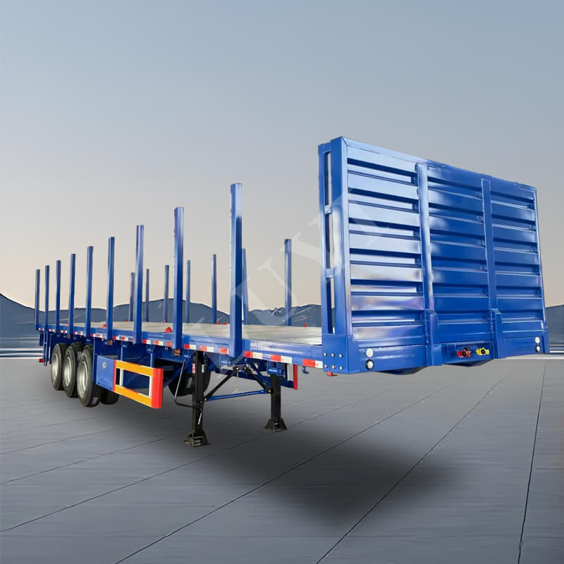 40-stopowa, 50-tonowa, 3-osiowa naczepa ze stalową platformą