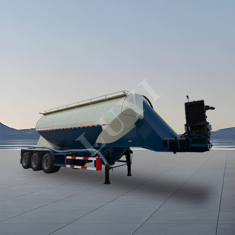 Naczepa cysterna do transportu cementu luzem o pojemności 48 metrów sześciennych typu V