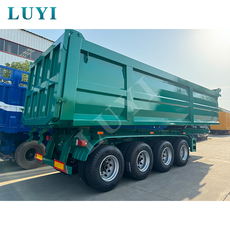 Zwiększanie ładunku w Ugandzie: jak 4-osiowe naczepy wywrotkowe LUYI zwiększają wydajność budownictwa i górnictwa