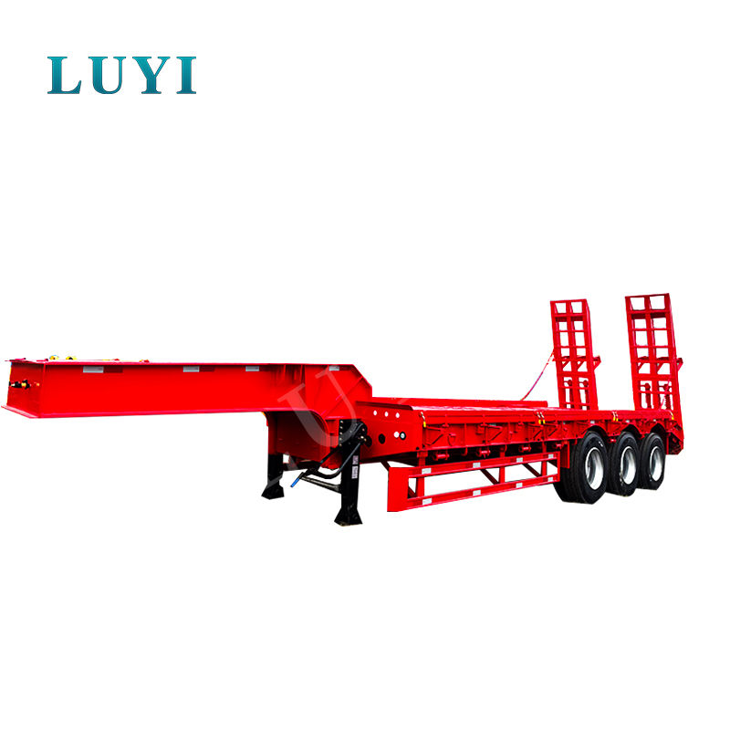 3-osiowa naczepa niskopodwoziowa LUYI: Twoje rozwiązanie dla transportu ciężkiego sprzętu i maszyn