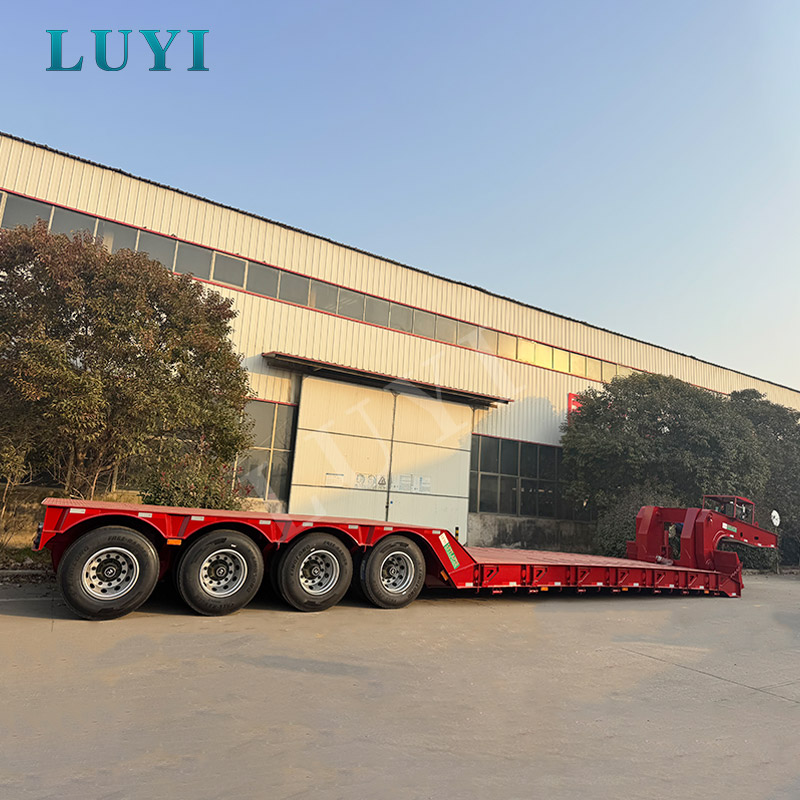 4-osiowa przyczepa niskopodwoziowa LUYI: inteligentne rozwiązanie dla większych ładunków