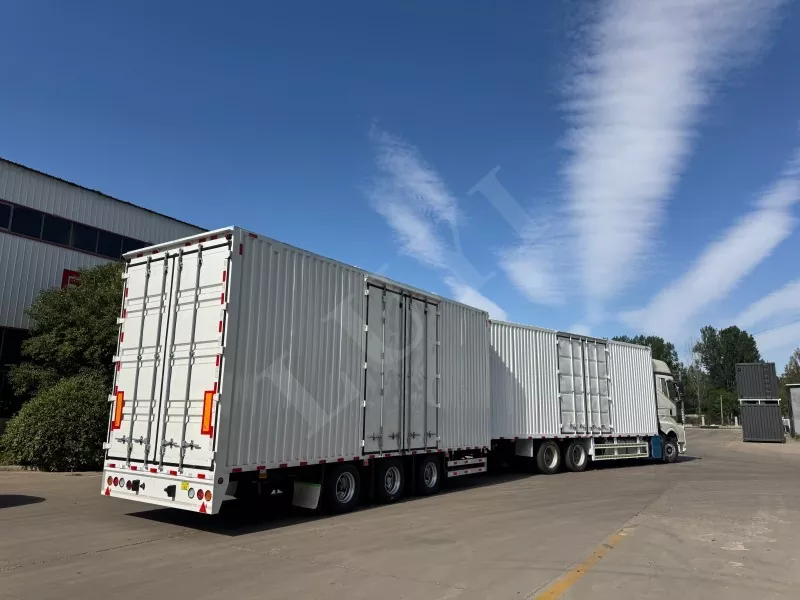 Tandem Van Semi-Trailler